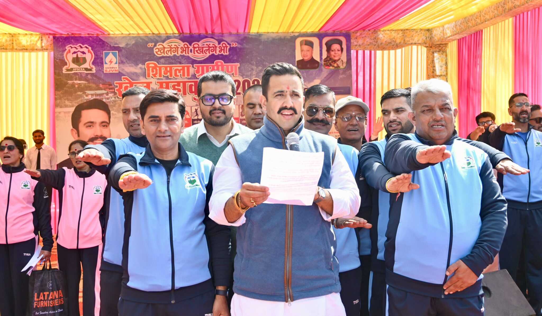 खेल महाकुंभ 2026 का बनूटी में शुभारंभ, 10 हजार के करीब प्रतिभागी लेंगे भाग: विक्रमादित्य सिंह
